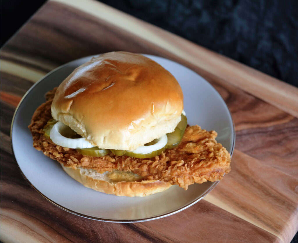 Fried Pork Tenderloin Sandwich